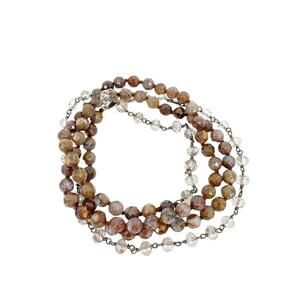 CHAN LUU || Pietersite Layering Necklace